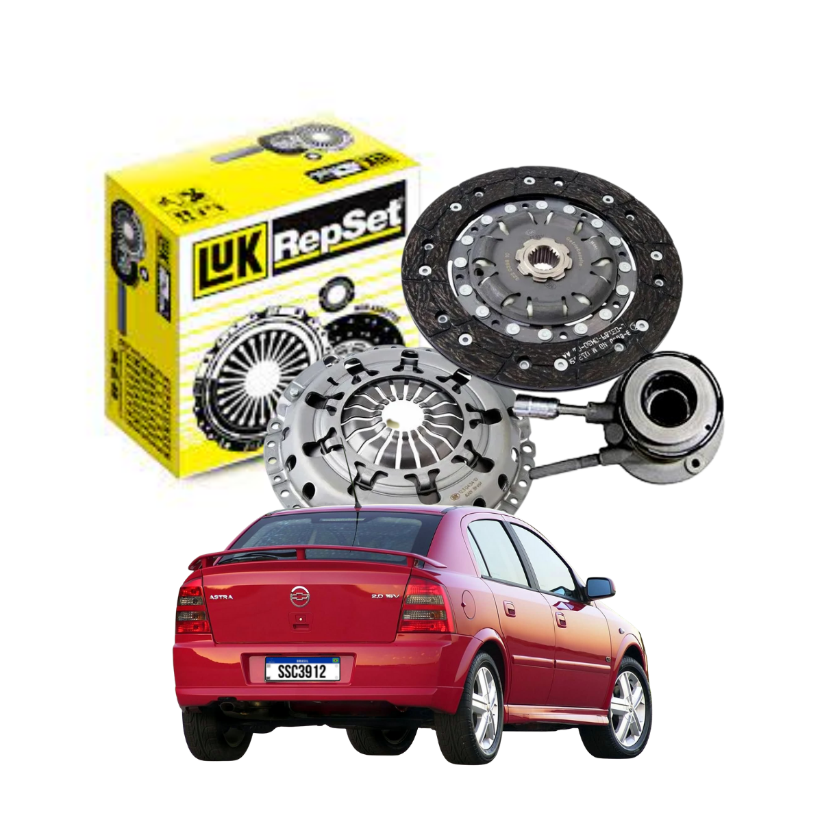 Carbwel Auto Peças, Luk, Kit Embreagem Gm Astra 1.8/2.0 Corsa